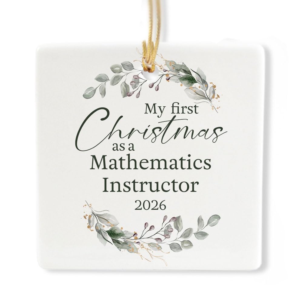 Ceramic 3-inch Square Ornament G84427