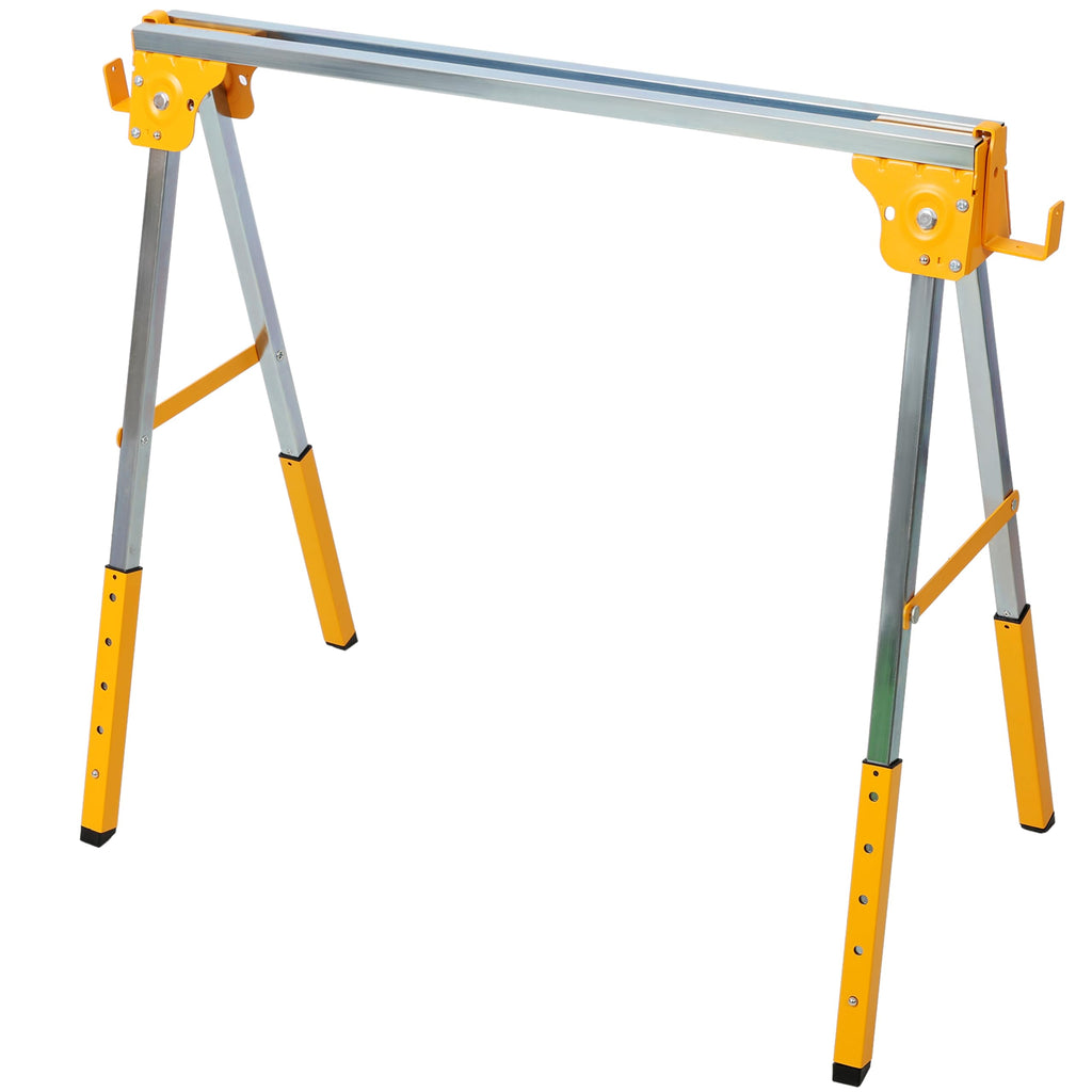 Adjustable Height Folding Steel Sawhorse 2 Pack Q72965