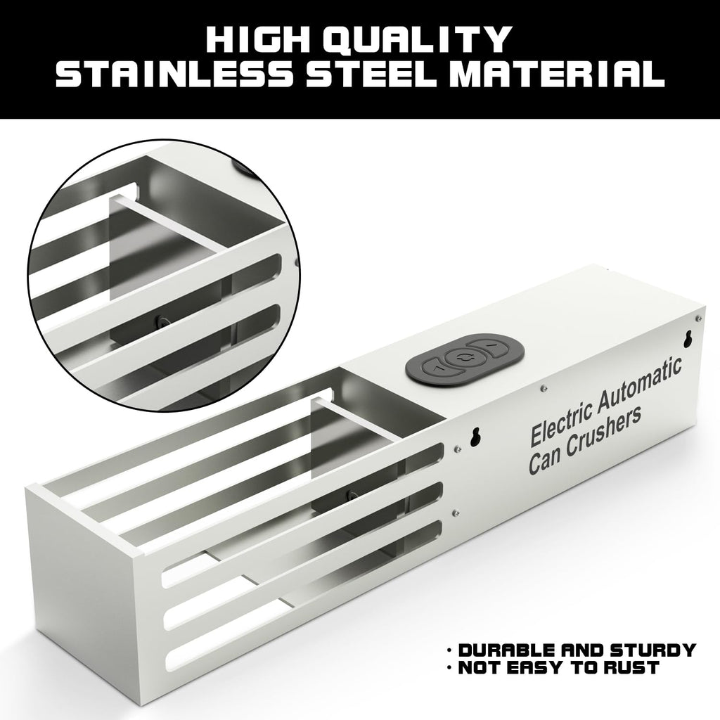 Electric Can Crusher Wall Mounted 12oz & 16oz I4702