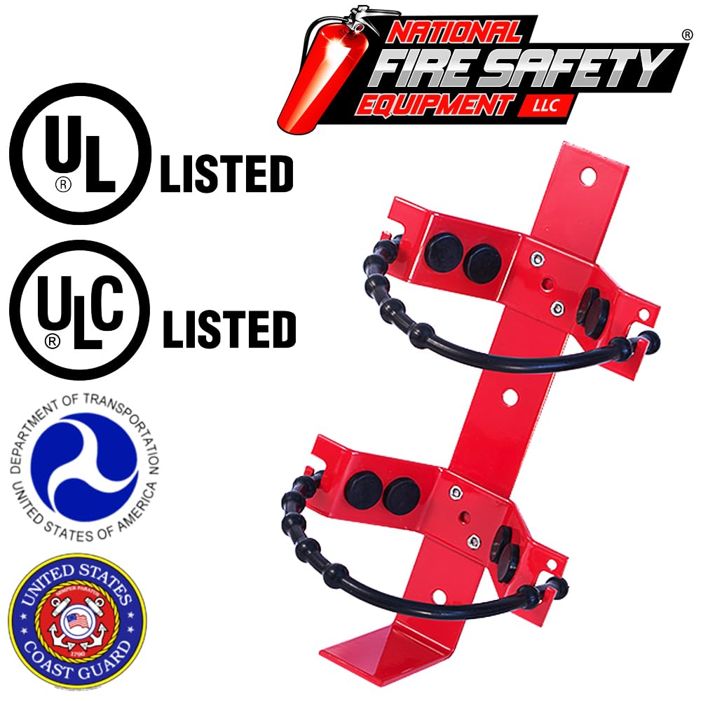 2.5 Lb Heavy Duty Boat Fire Extinguisher Bracket with Cords J83439