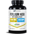 1500mg 240 Vegan Capsules Psyllium Husk Fiber Supplement S7469