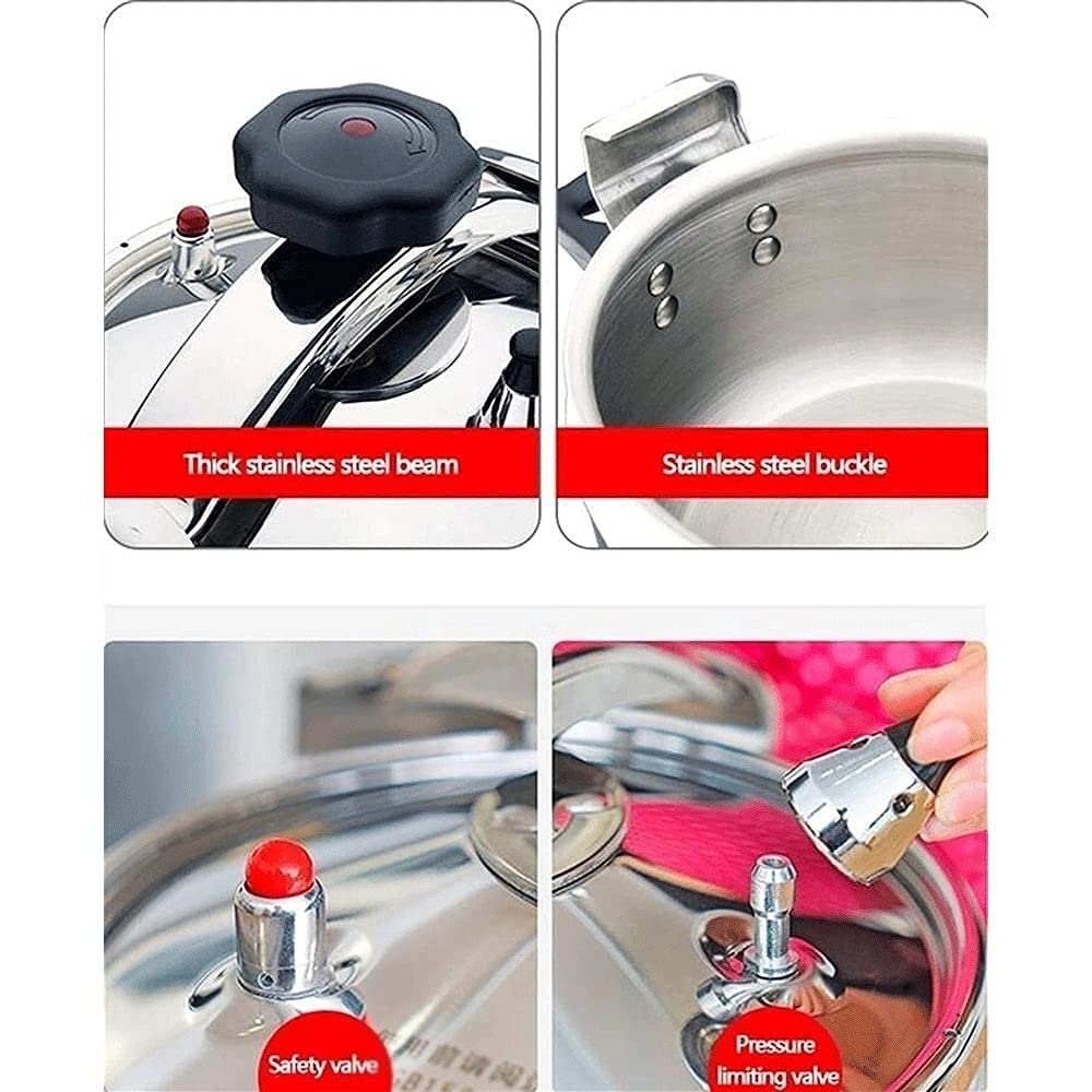 3L 304 Stainless Steel Pressure Cooker P79981