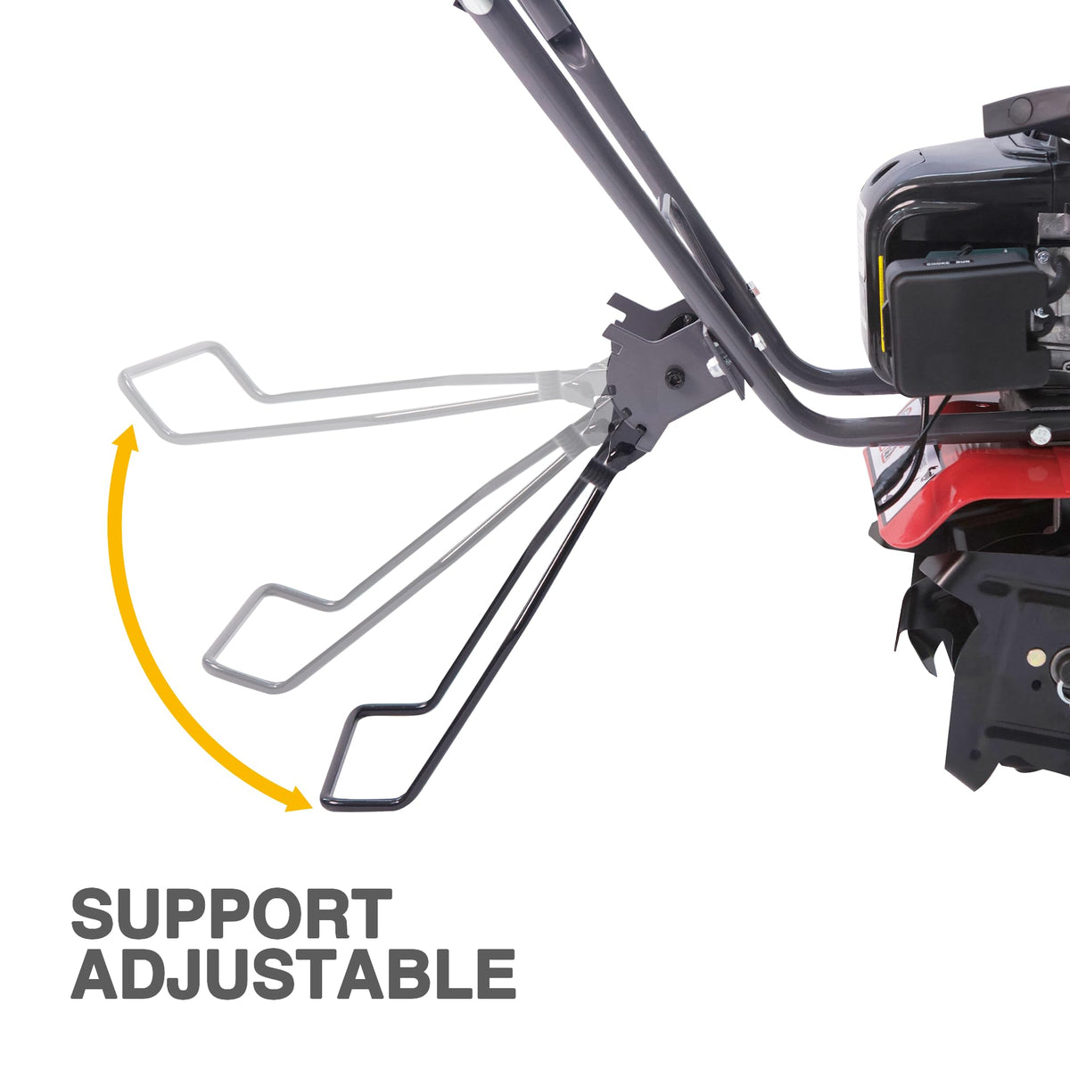 52cc Gas Powered Tiller with 4 Steel Tines V556882
