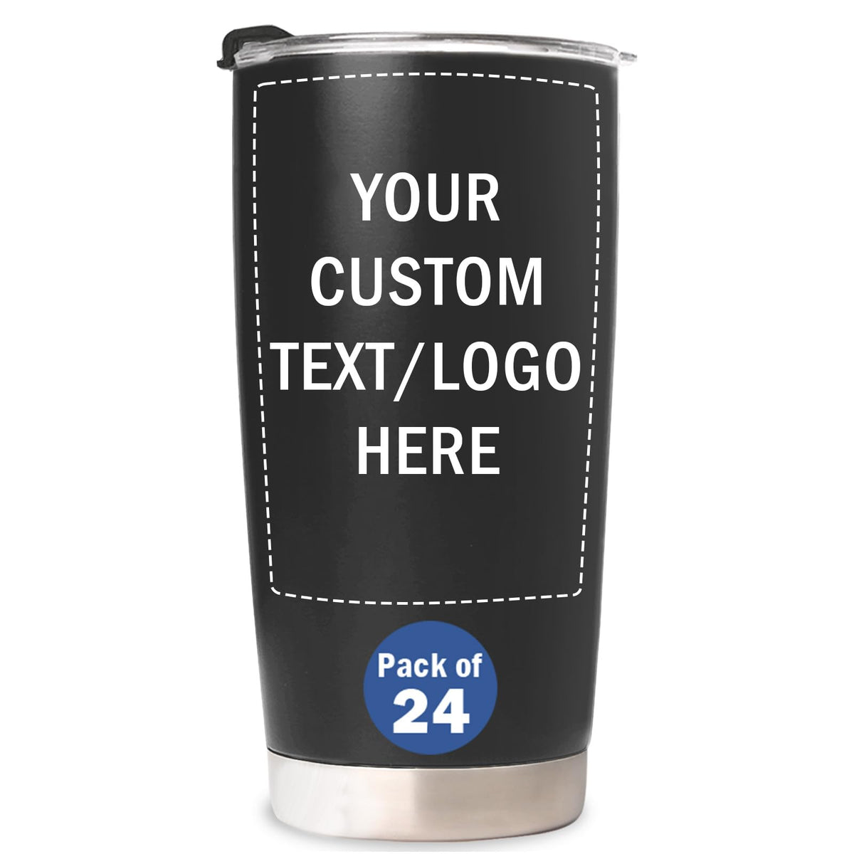Stainless Steel Tumblers 20 oz Set of 6 O810