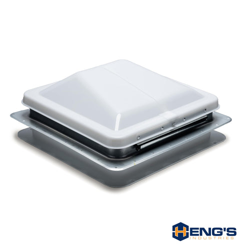 14" White Cargo Roof Vent Q6811