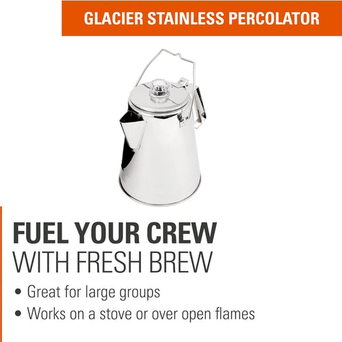 14 Cup Stainless Steel Percolator Coffee Pot B485