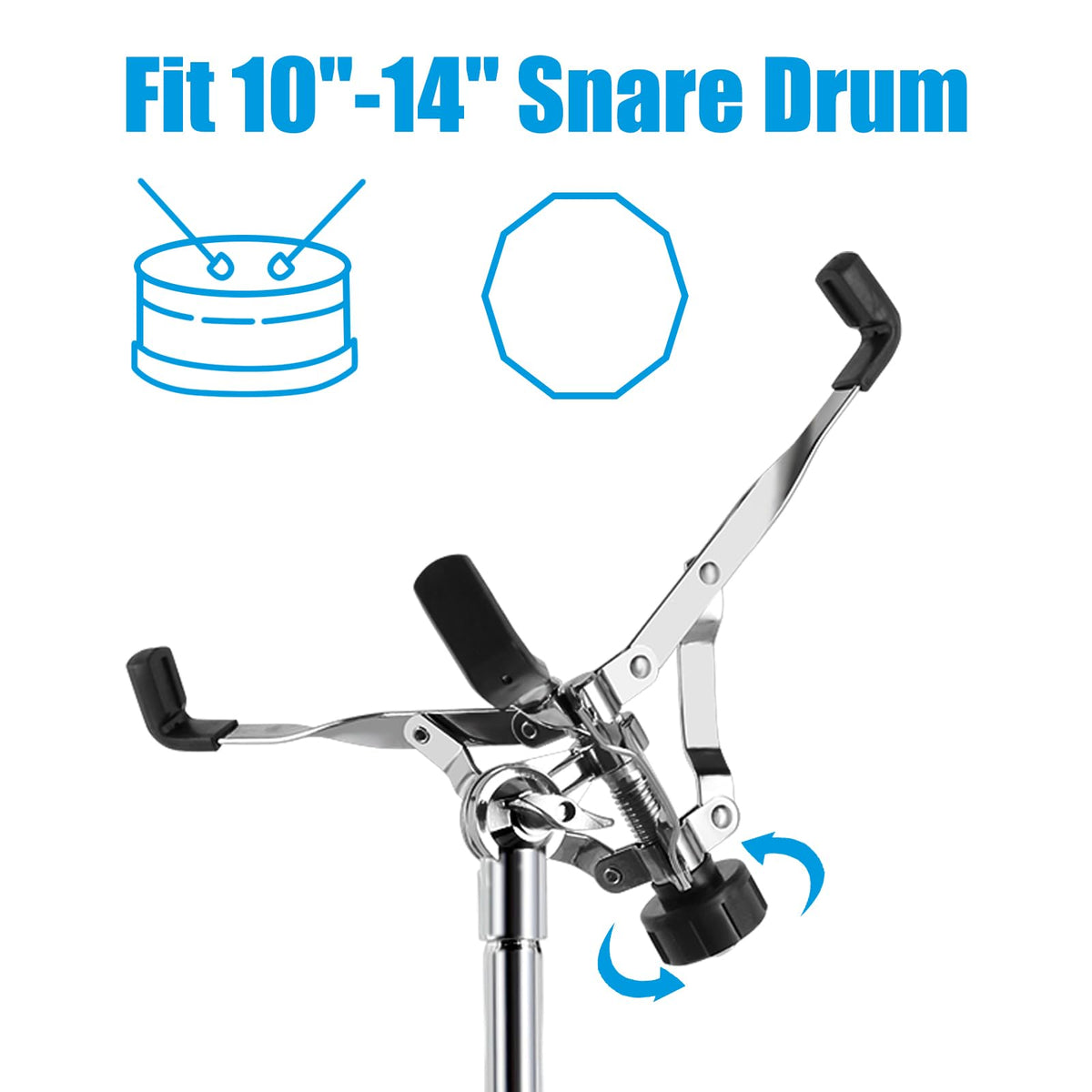 Height Adjustable Double Braced Snare Drum Stand Z861419