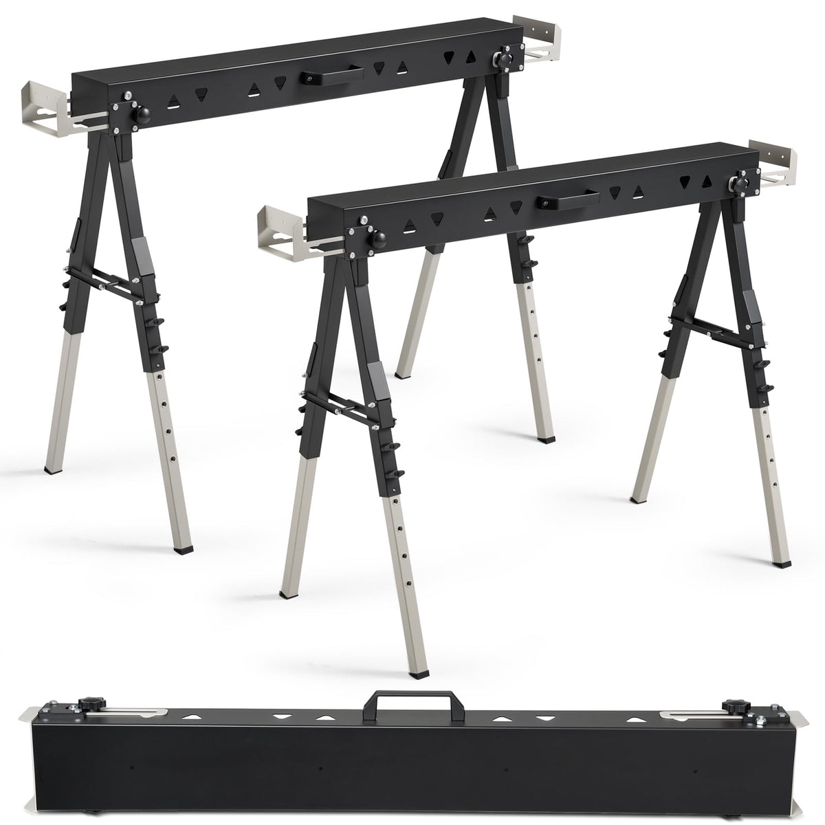 Heavy Duty Folding Sawhorse 2 Pack H438