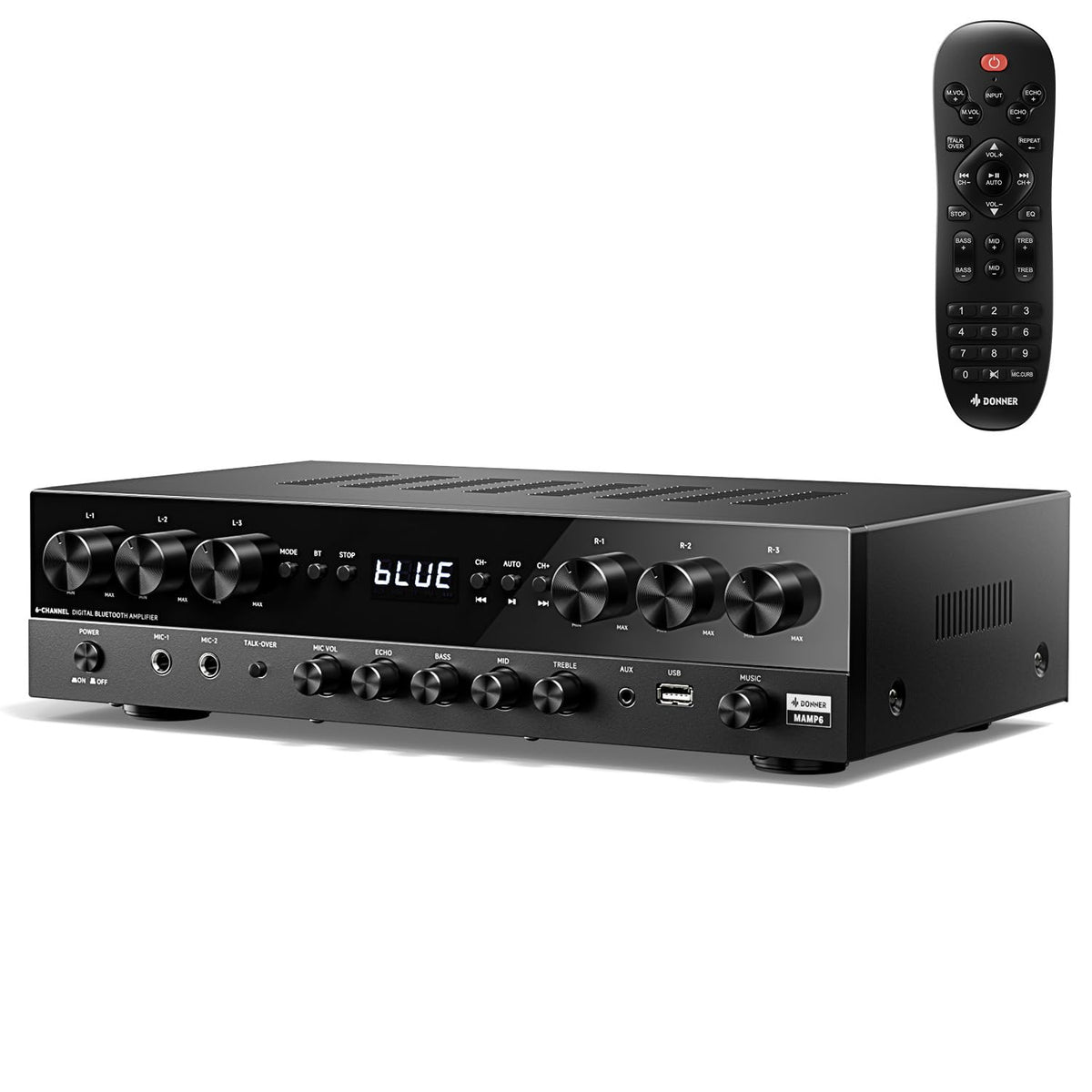 1000W 6 Channel Bluetooth Stereo Receiver V794