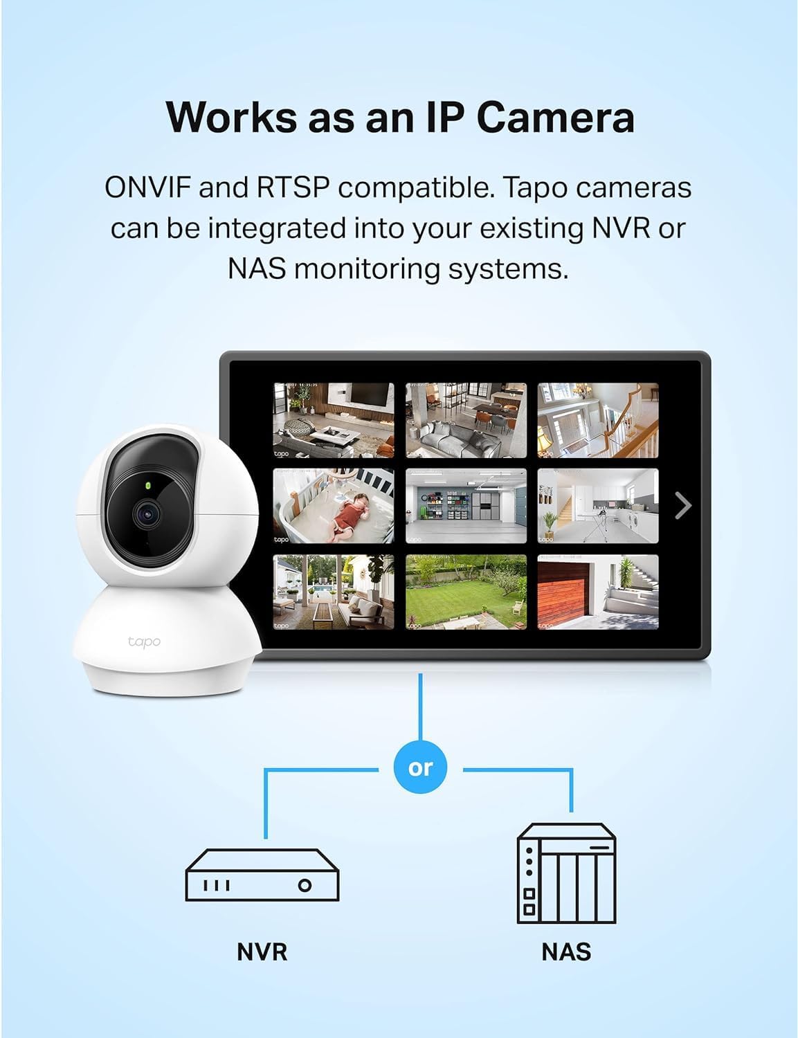 1080p Pan/Tilt Security Camera H767725