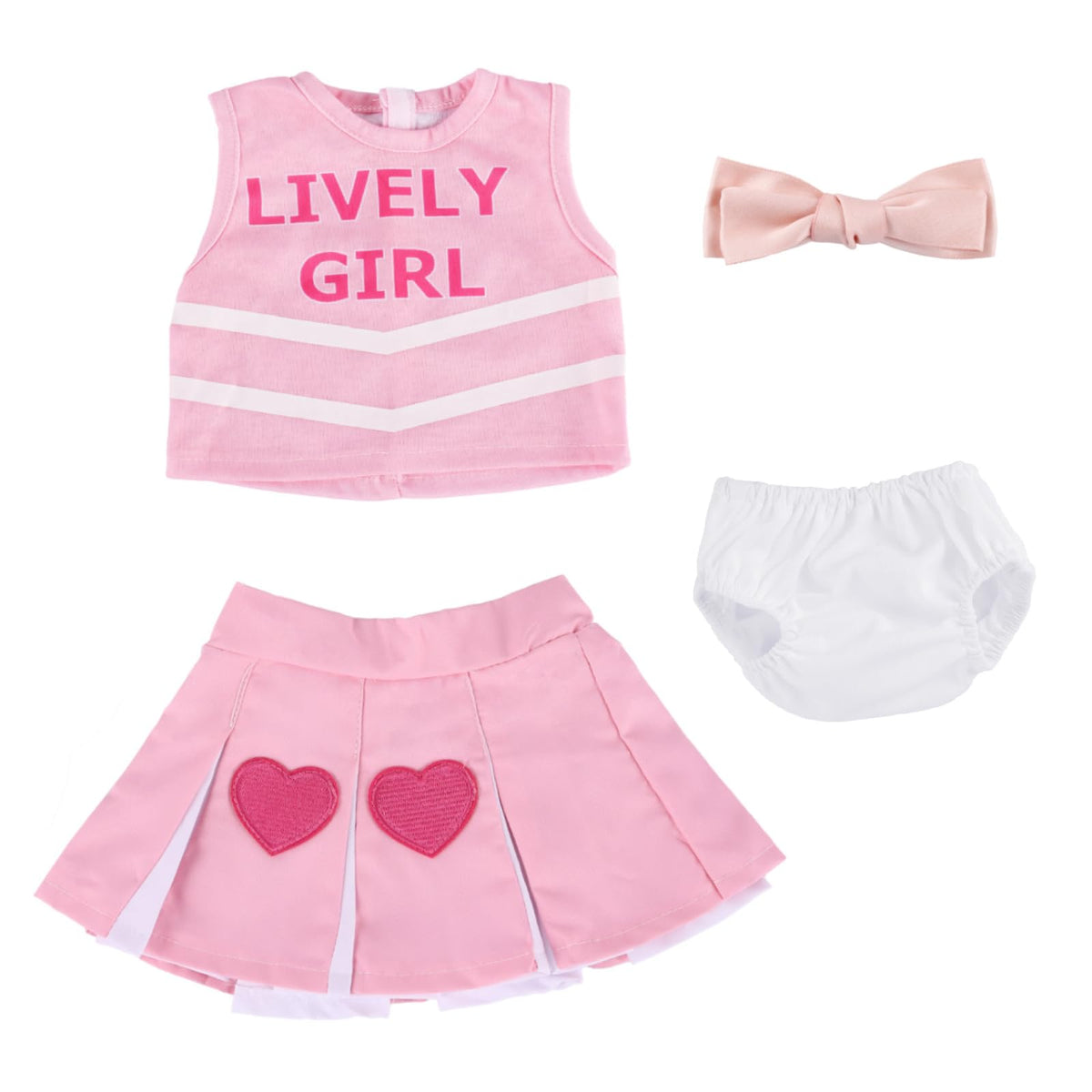 4 Pcs Reborn Baby Doll Clothes Set H7609