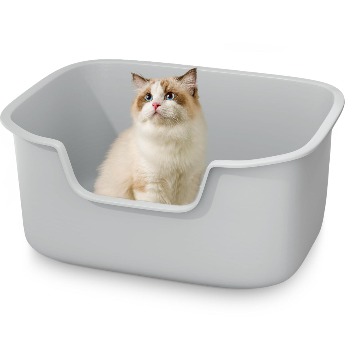 Large High Sides Cat Litter Box E871195