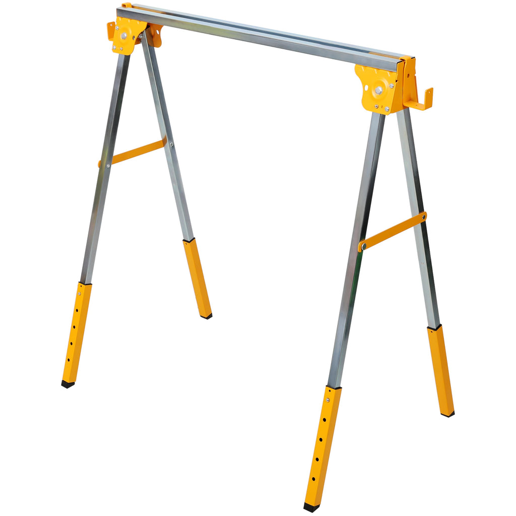 Adjustable Height Folding Steel Sawhorse 2 Pack Q72965