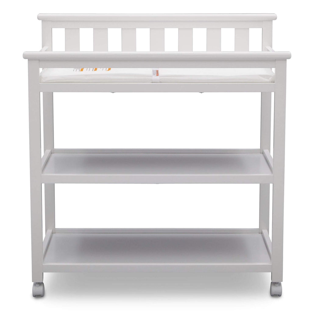Flat Top Changing Table with Wheels and Changing Pad W760987
