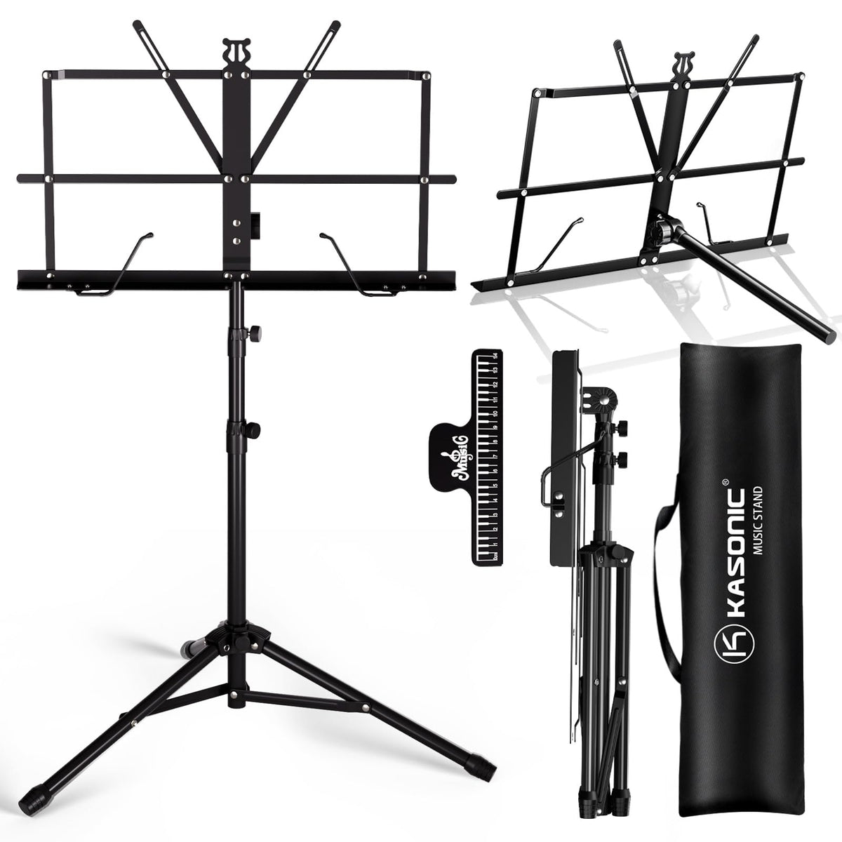 Folding Sheet Music & Book Stand with Bag G708