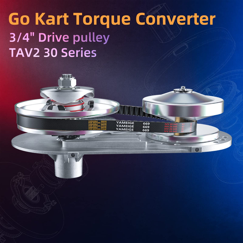 3/4 Bore 6.5 HP Torque Converter Kit V55871