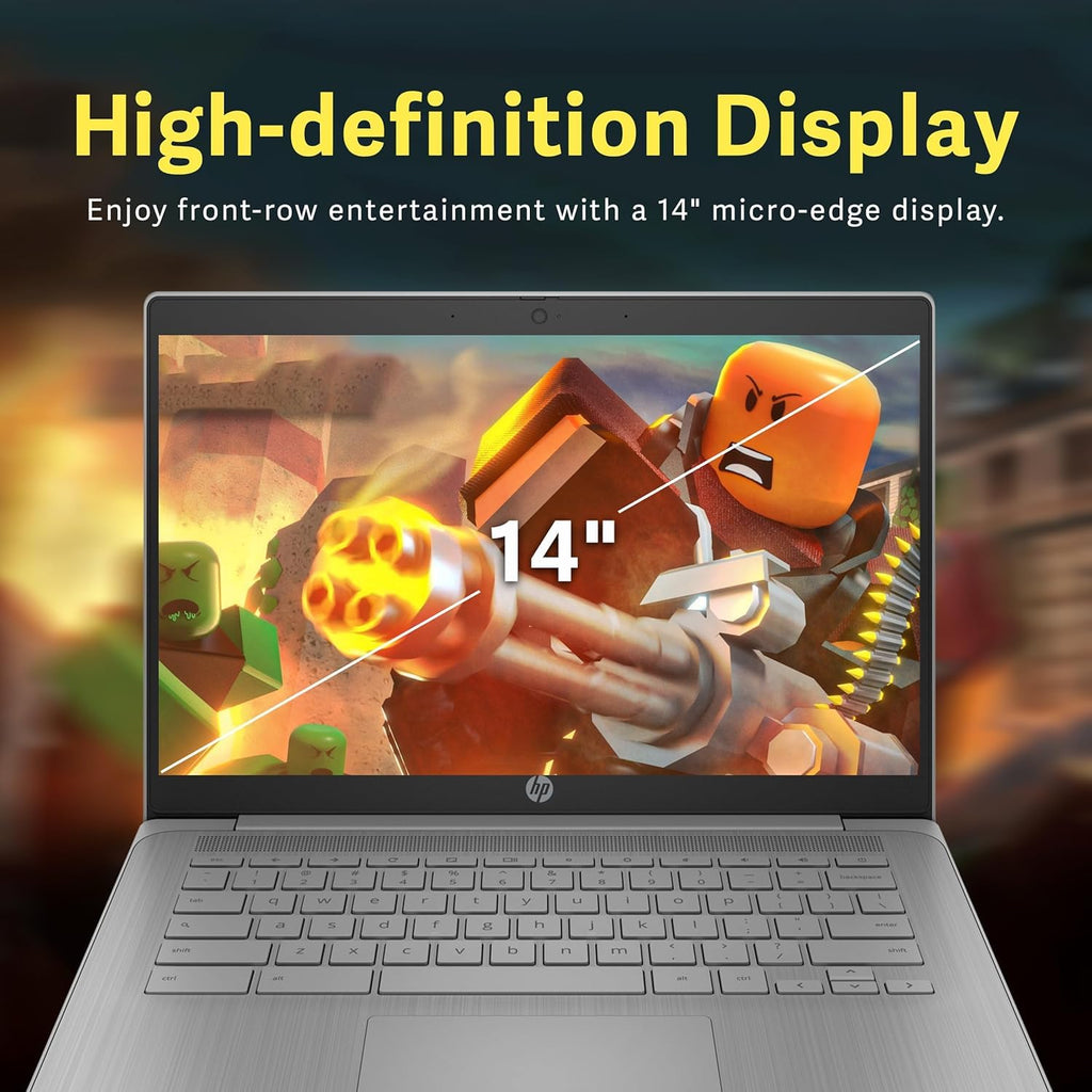 14" HD Chromebook, Quad-Core Celeron, 4GB RAM, 192GB Storage D20010
