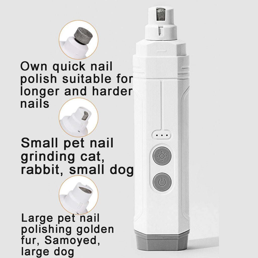 Electric Pet Nail Grinder, Low Noise, 3-Speed, Diamond Grinding Head D73518