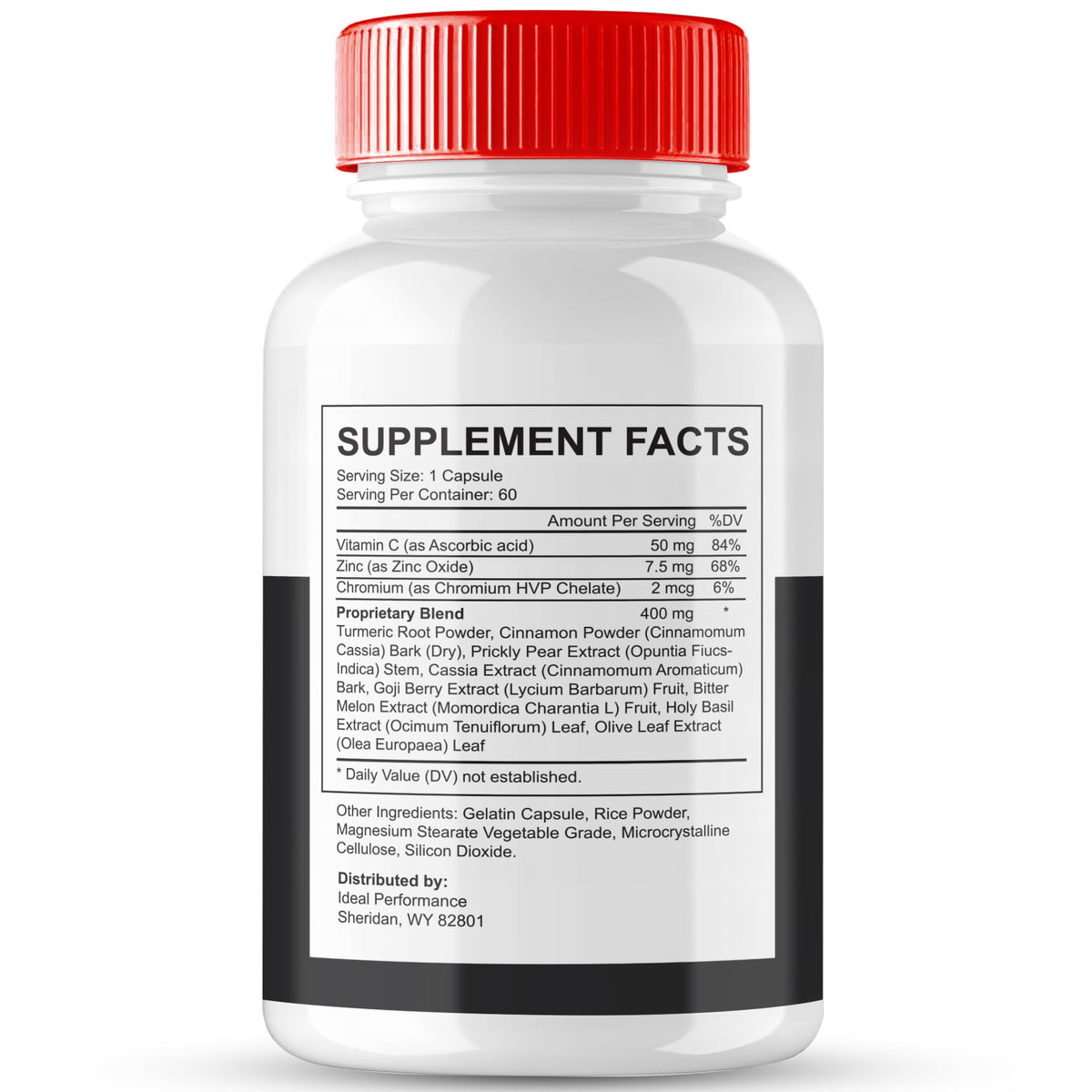 All Natural Supplement Capsules 60 Capsules X40391