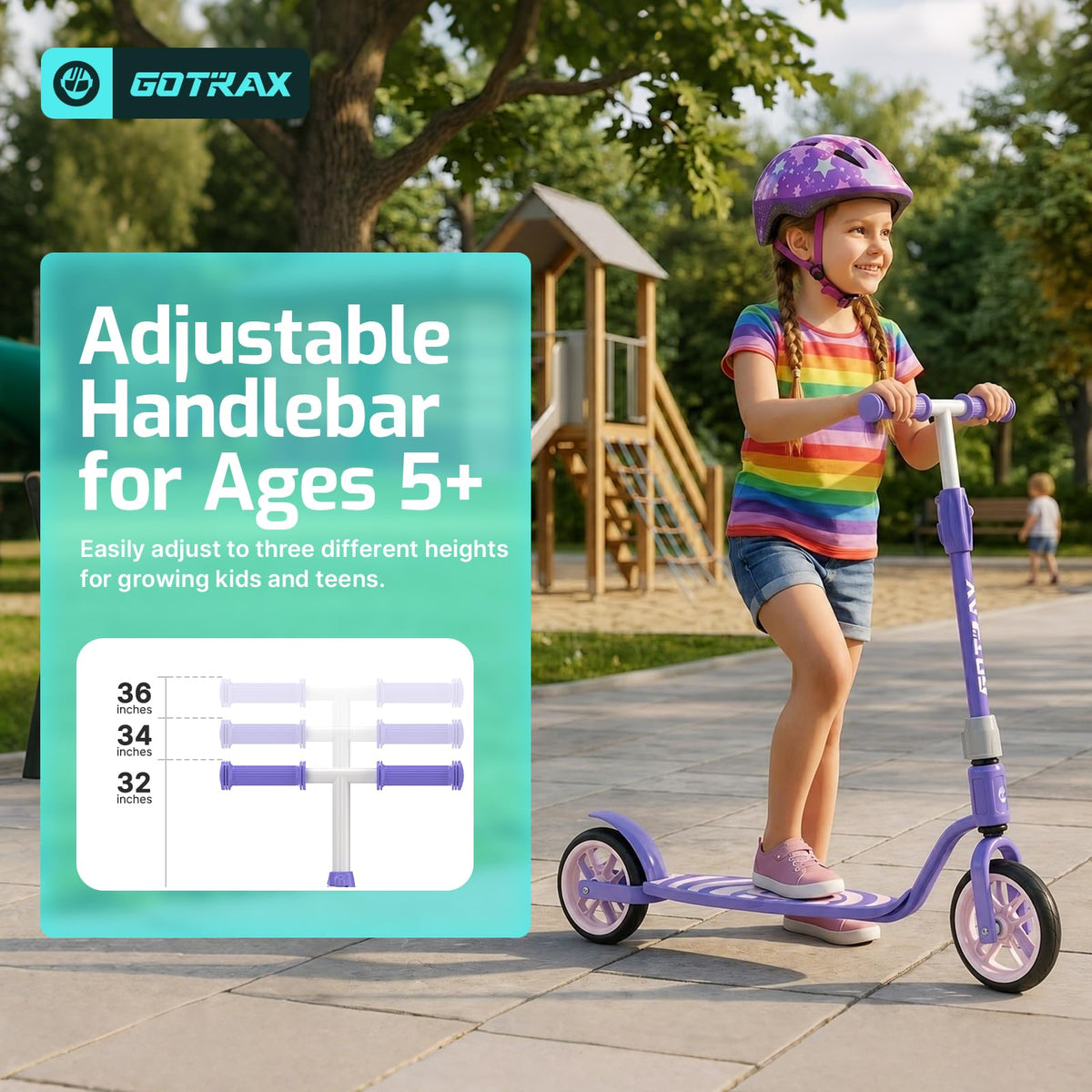 Kids Kick Scooter 8" Wheels A2482