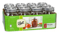 16 oz Regular Mouth Mason Jar with Lids and Bands (12 Units) S863347