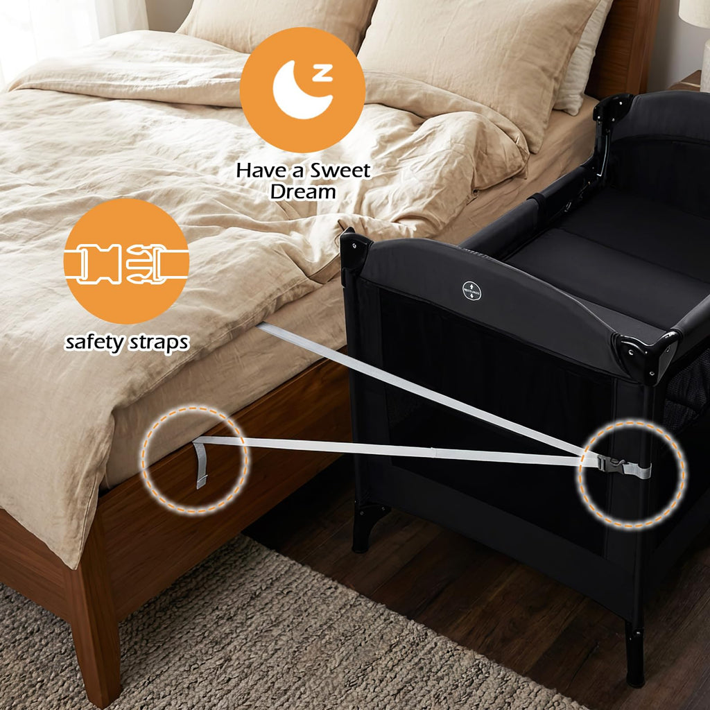 4 in 1 Baby Bassinet Bedside Crib Y58138