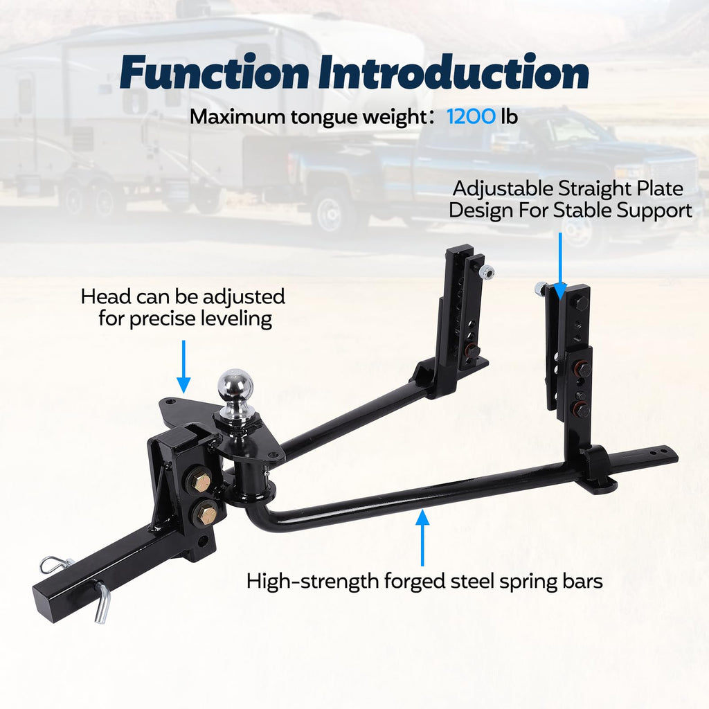 Heavy Duty Towing Hitch Bar Kit W270