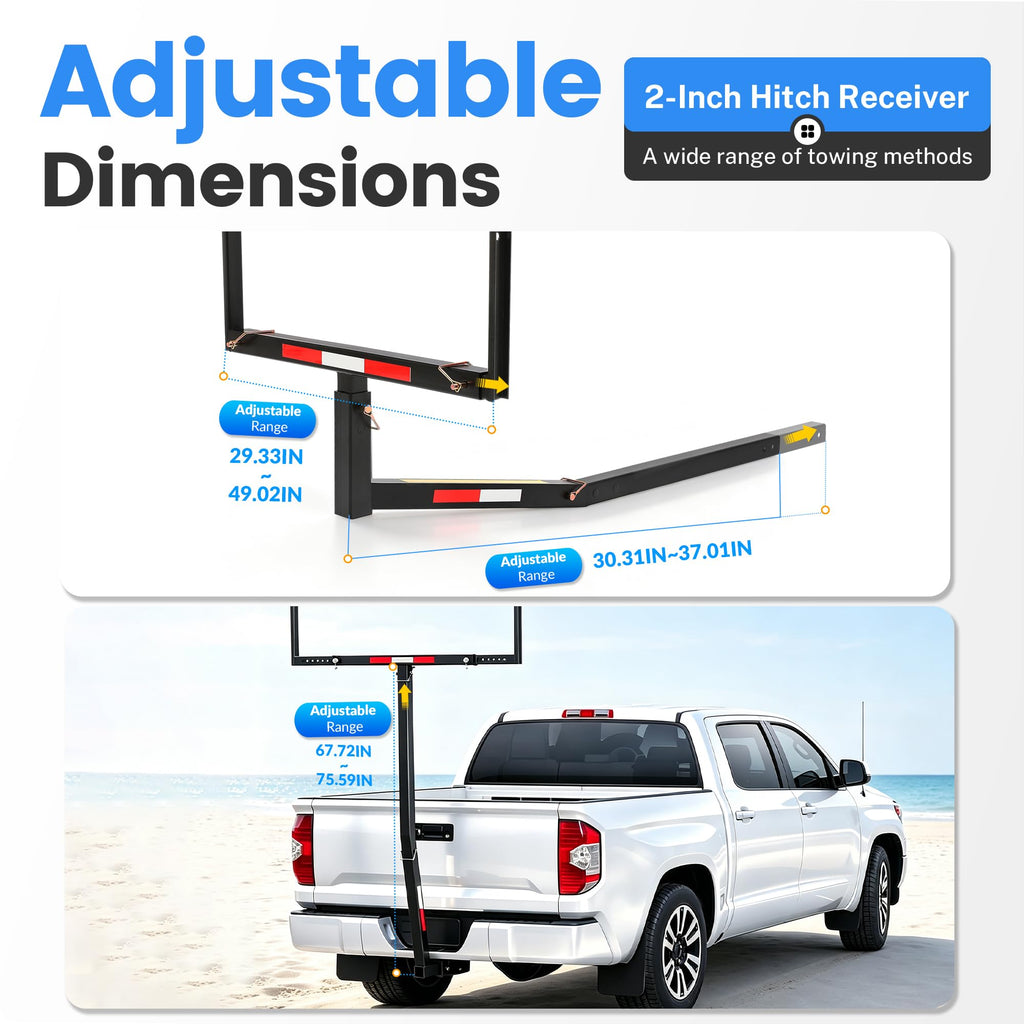 Truck Bed Extender Hitch Mount Extension Rack M711