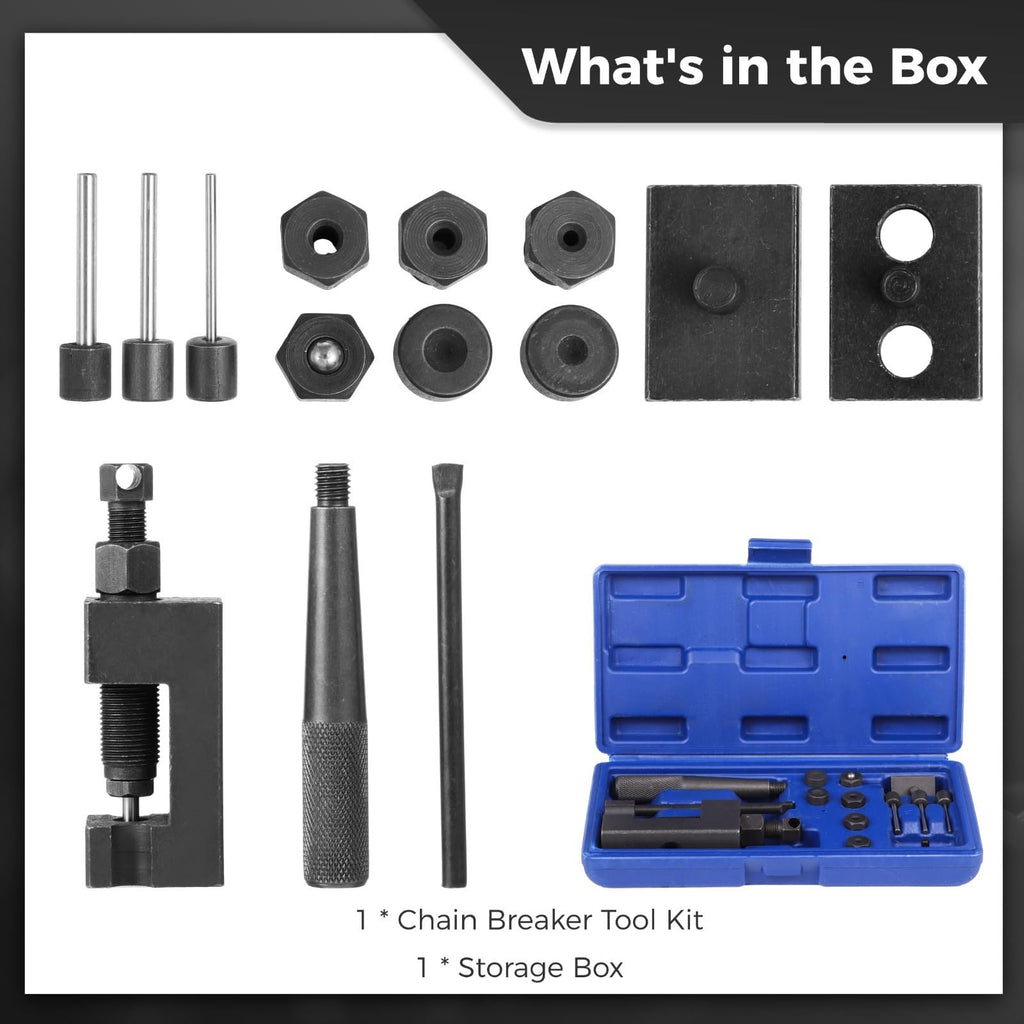 15 Pcs Motorcycle Chain Breaker Tool Set R576