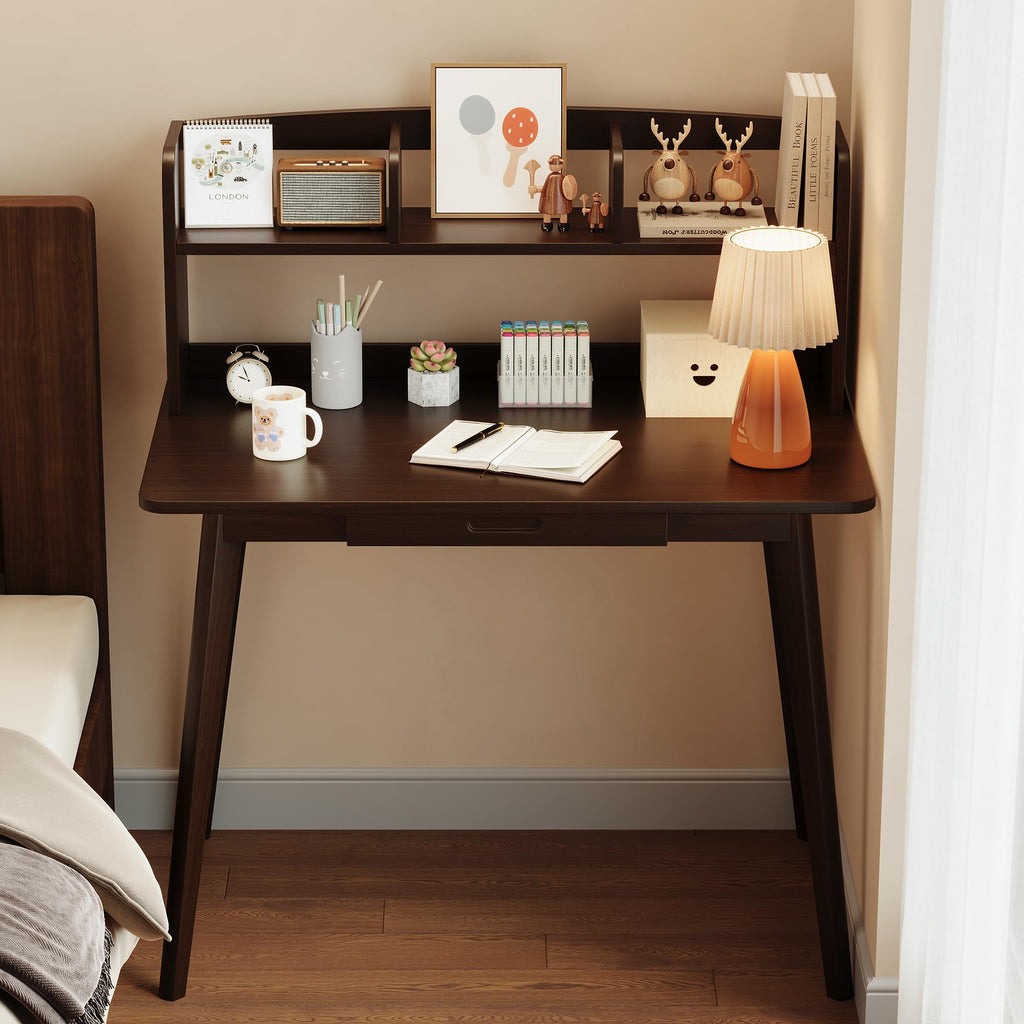 Small Writing Desk with Hutch V32953