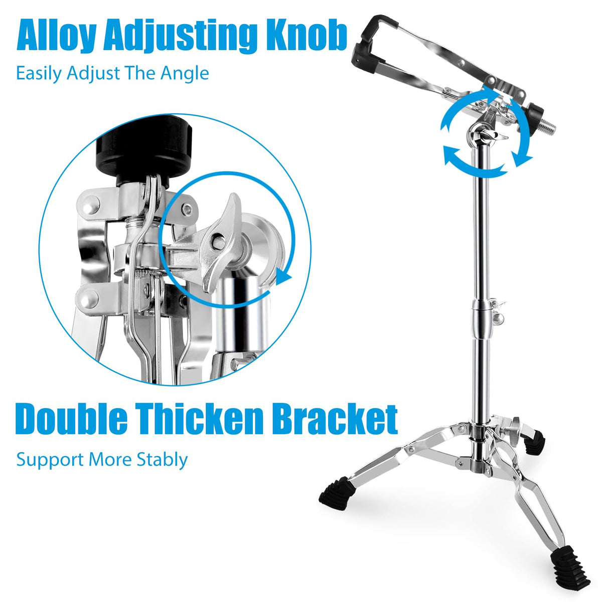 Height Adjustable Double Braced Snare Drum Stand Z861419