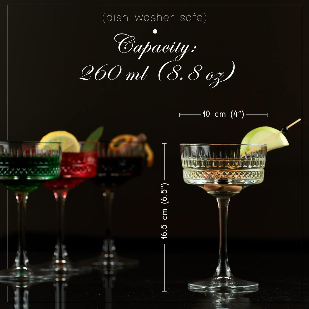 Coupe Glasses Set of 4 V29629