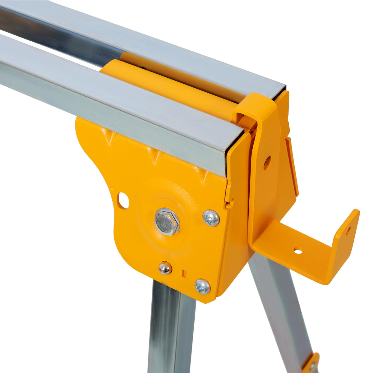 Adjustable Height Folding Steel Sawhorse 2 Pack Q72965