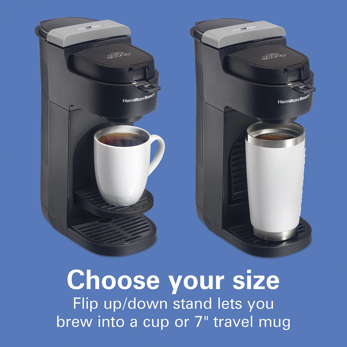 Single Serve Coffee Maker Black Y495