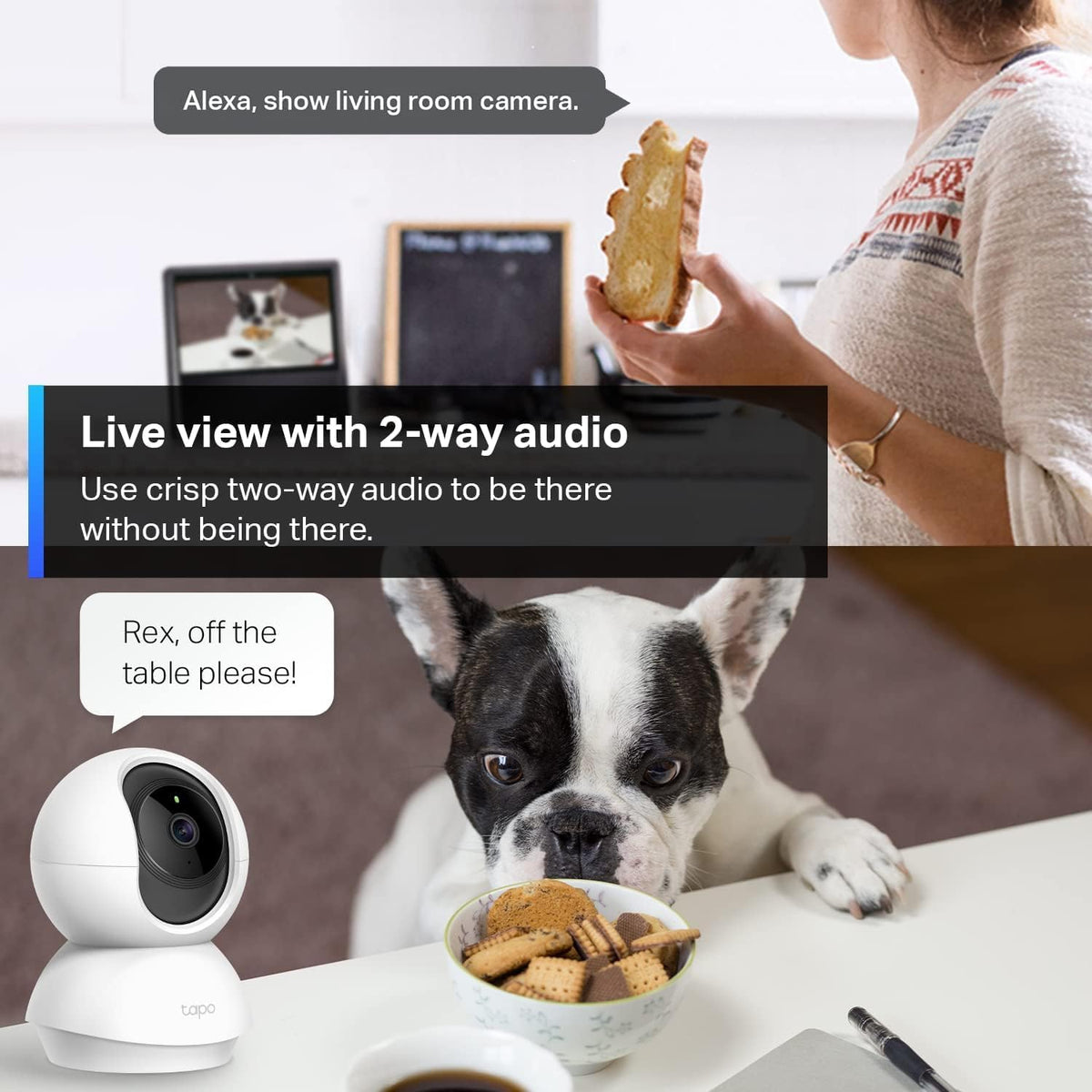 1080p Pan/Tilt Security Camera H767725