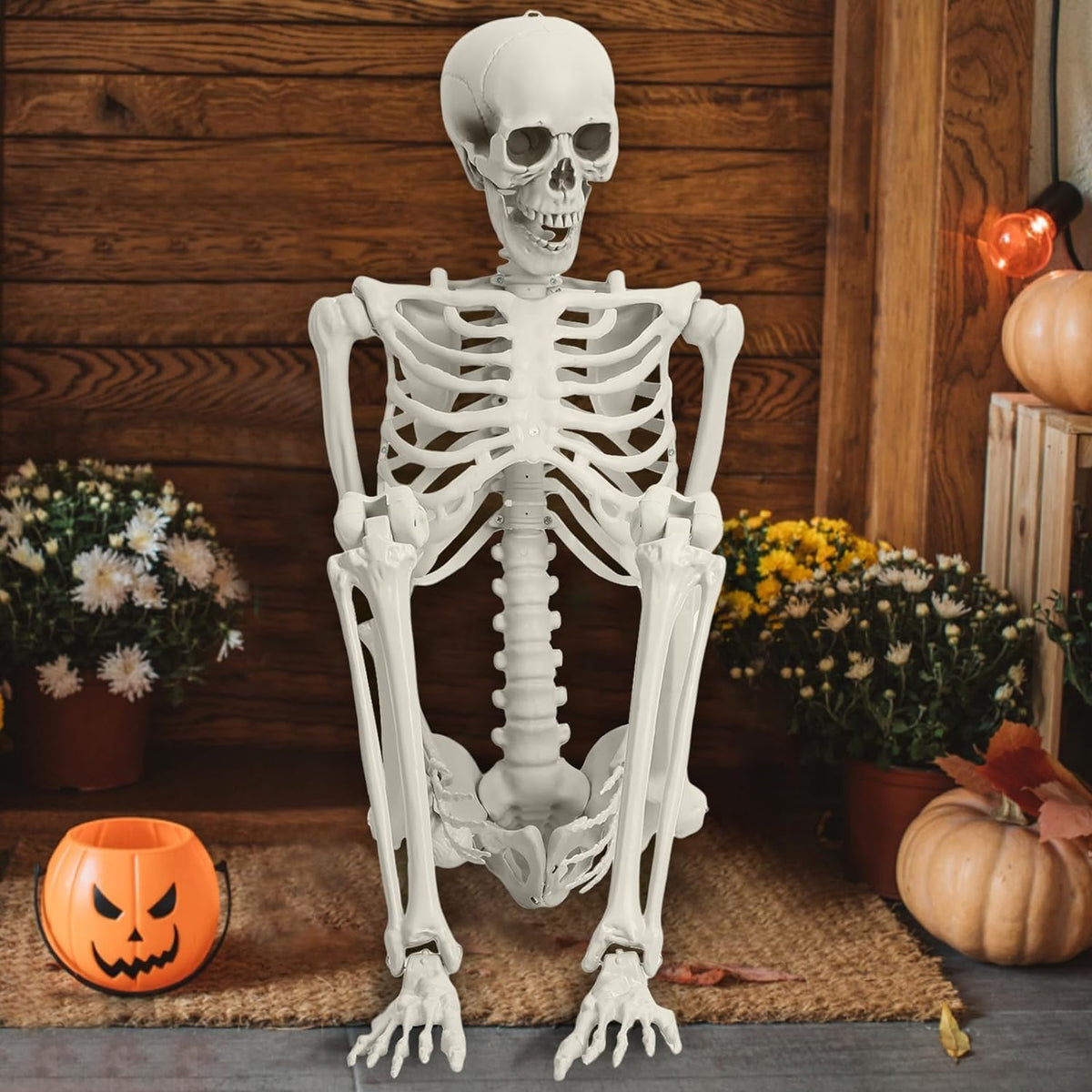 5.4ft Posable Plastic Skeleton A703917