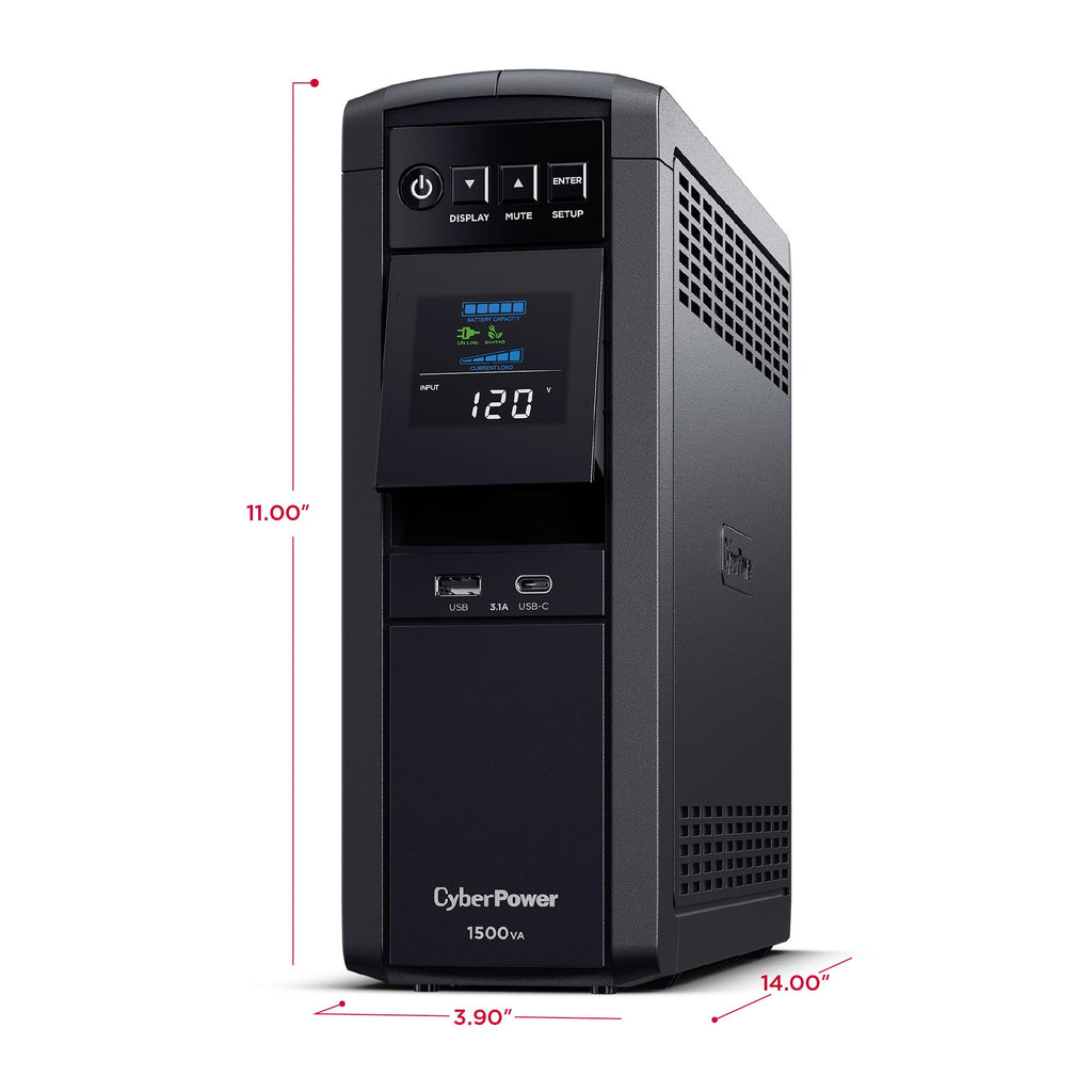 1500VA Sinewave UPS Battery Backup and Surge Protector J614