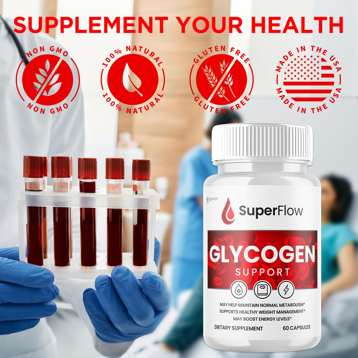 Glycogen Support Supplement Formula 300 Capsules X162802