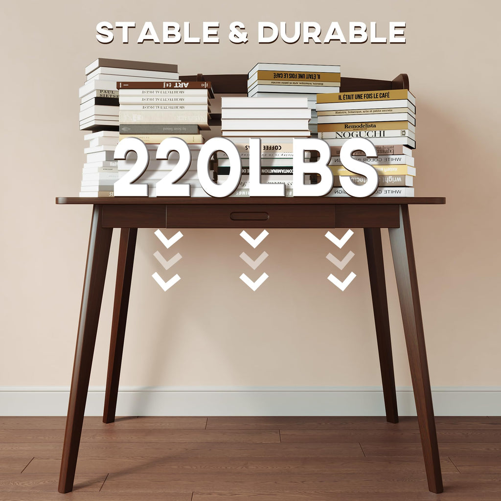 Small Writing Desk with Hutch V32953