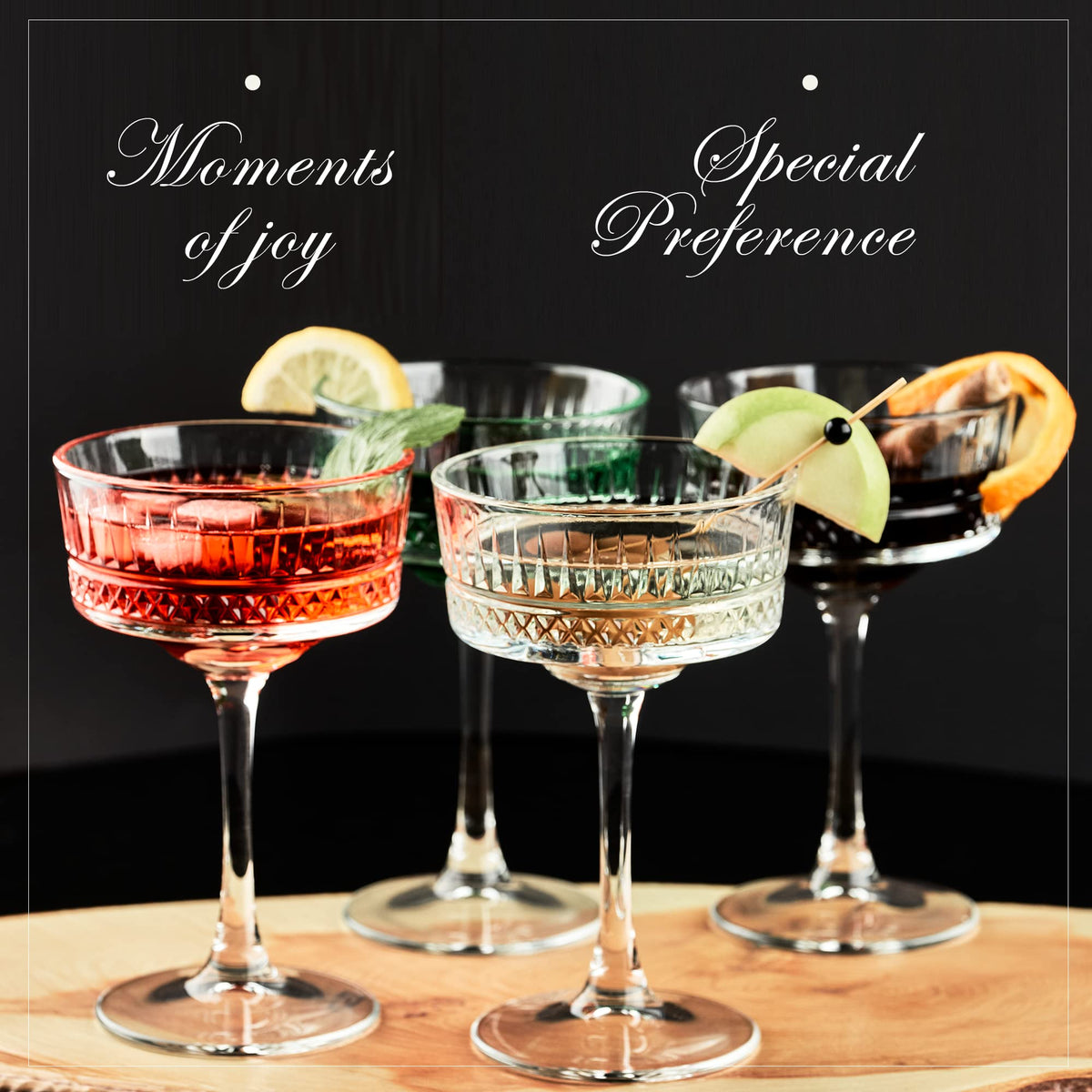Coupe Glasses Set of 4 V29629
