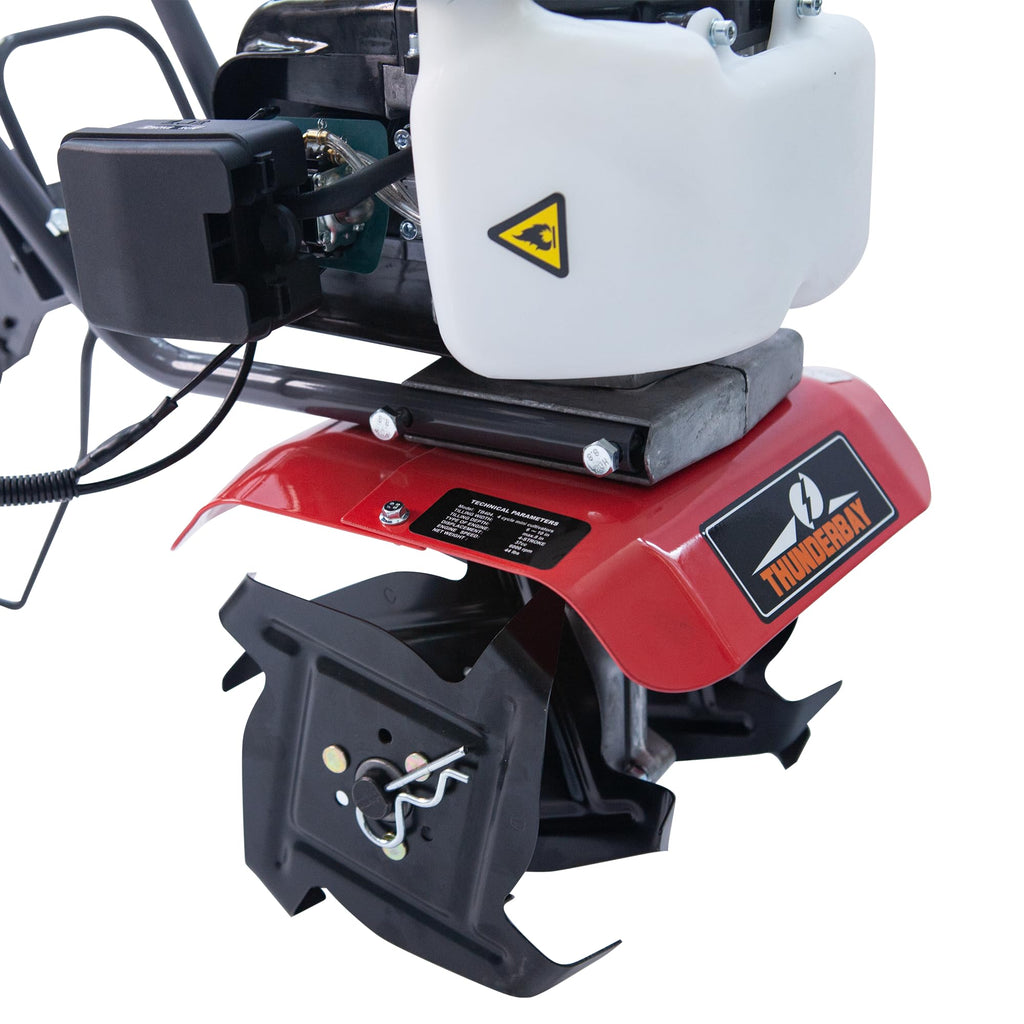 52cc Gas Powered Tiller with 4 Steel Tines V556882