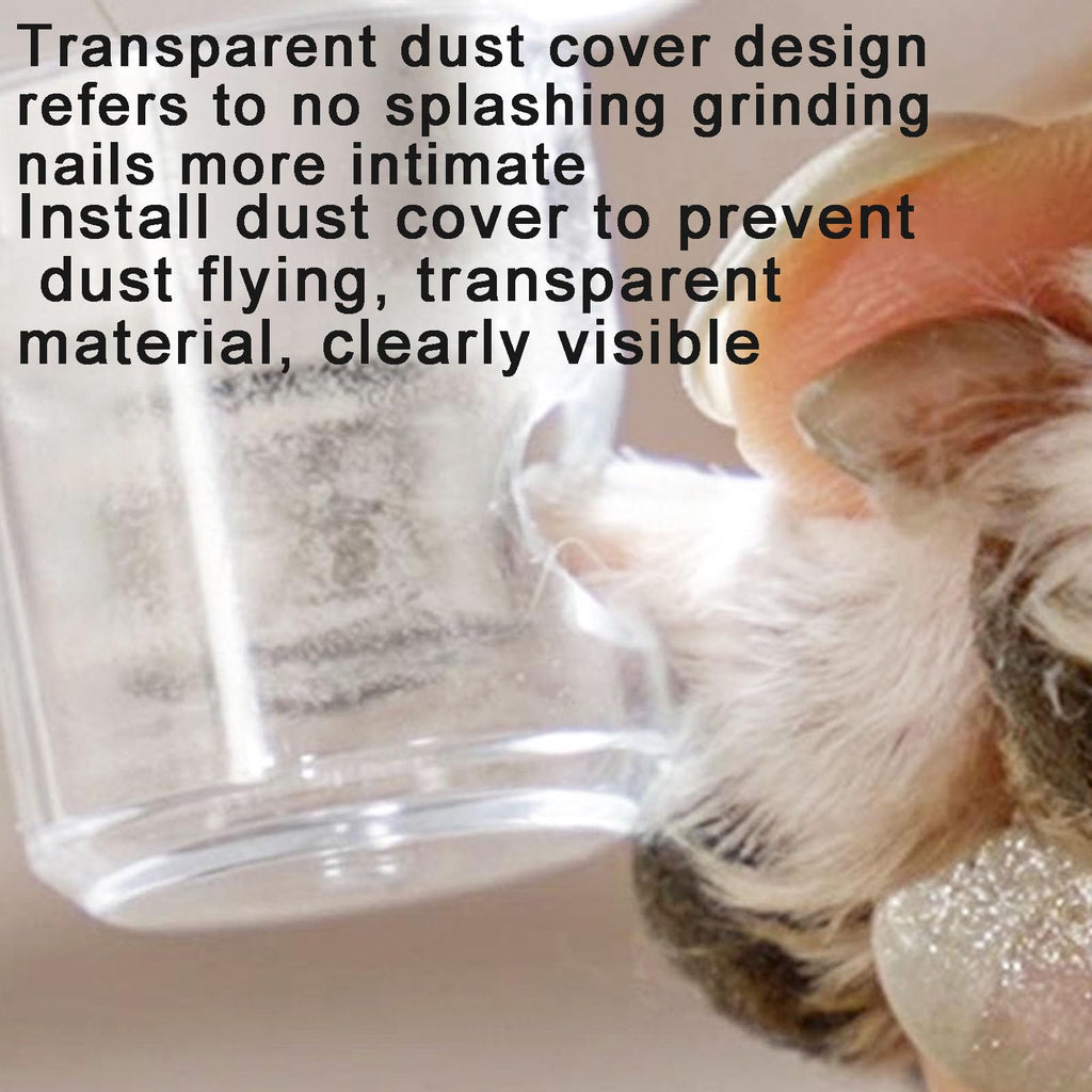Electric Pet Nail Grinder, Low Noise, 3-Speed, Diamond Grinding Head D73518