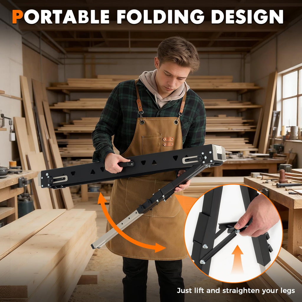 Heavy Duty Folding Sawhorse 2 Pack H438