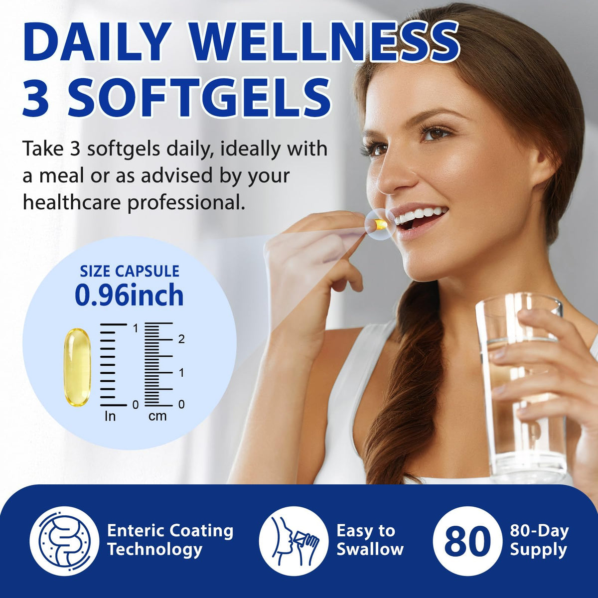Omega 3 Fish Oil 4200 mg Per Serving 1200 mg EPA 900 mg DHA Lemon Flavor O32686