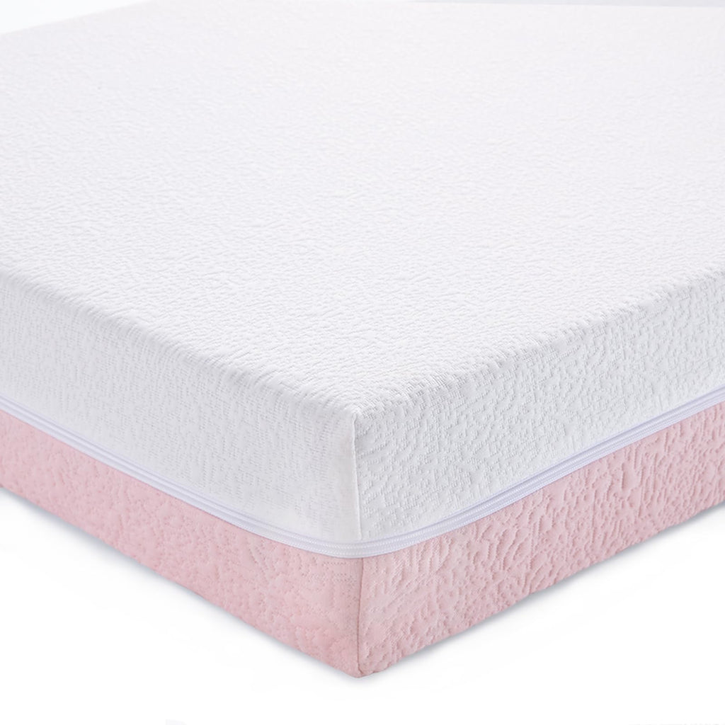 Mini Crib Mattress 2-Stage Firmness 38x24x4 Inch P94849
