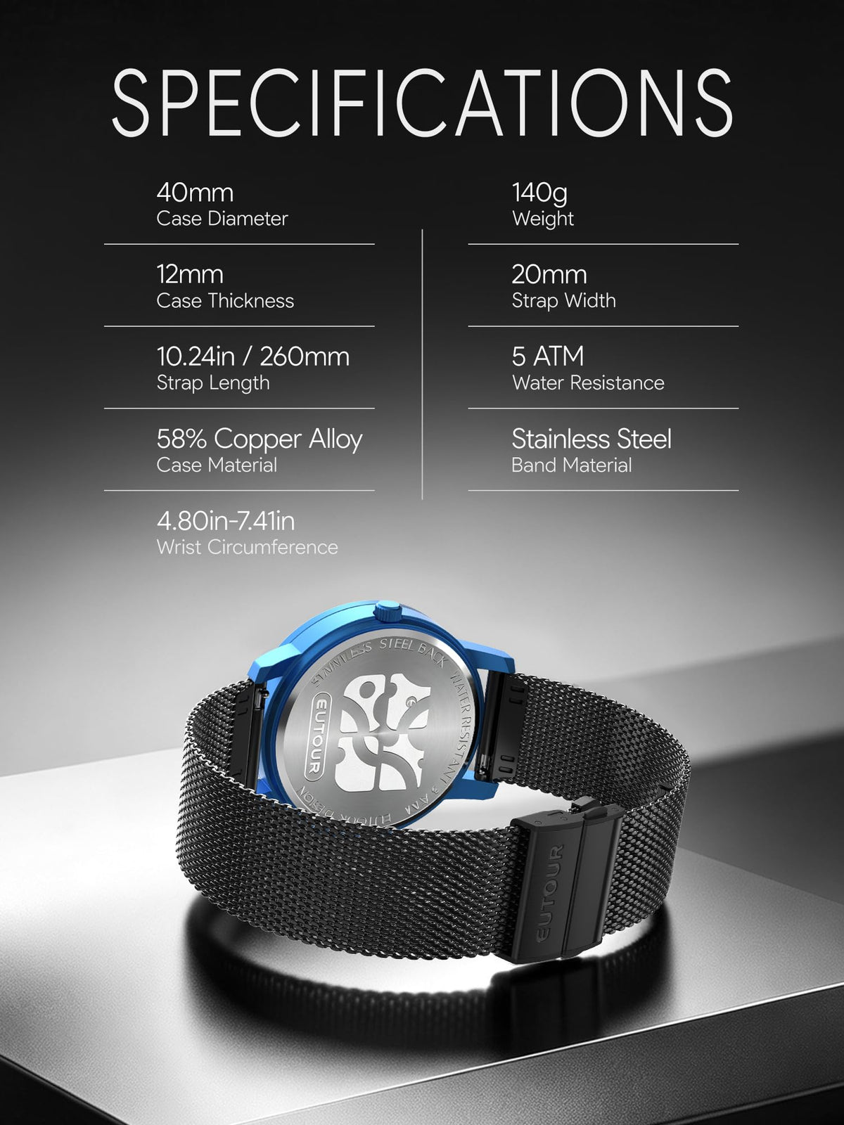 Magnetic Watch Swiss Quartz 5ATM Q937773