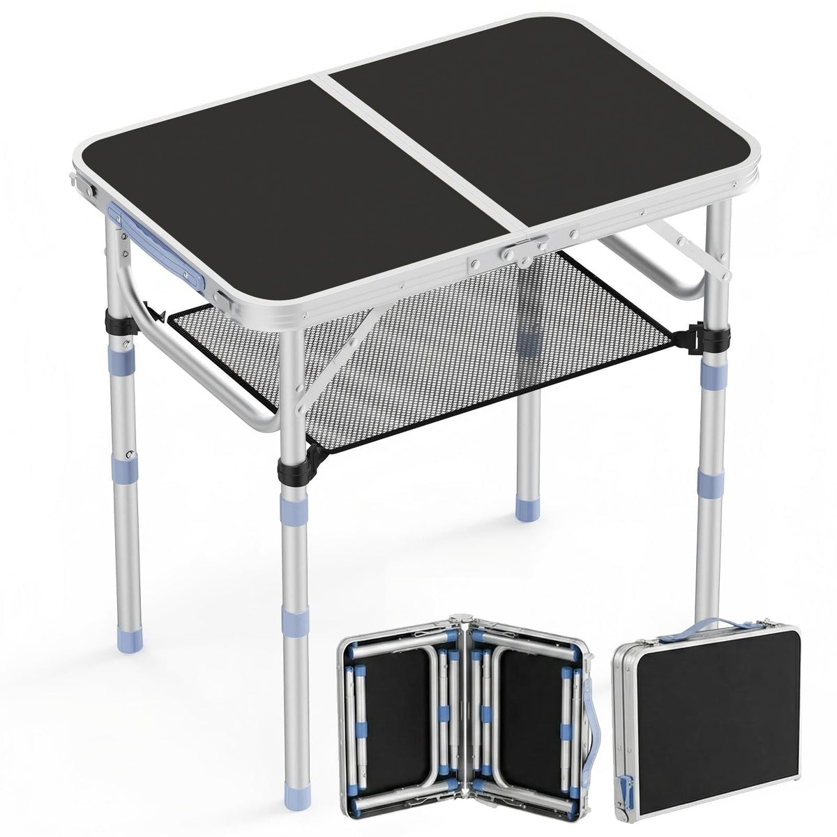 2FT Folding Table 3 Adjustable Height D2668