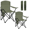 Camping Chair 2 Pack Portable Folding Chair Green S623823