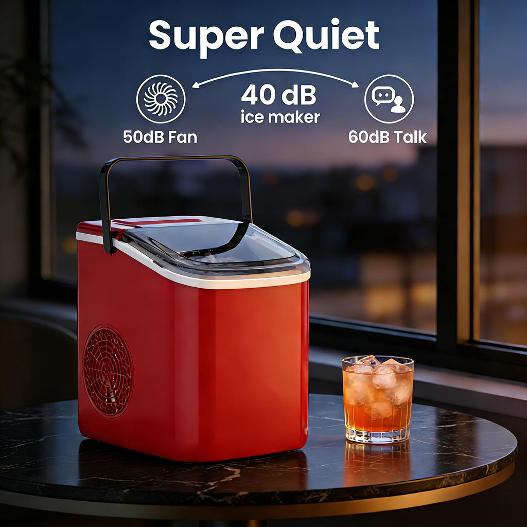 Portable Countertop Ice Maker with Self-Cleaning, 26lbs/24H X246456