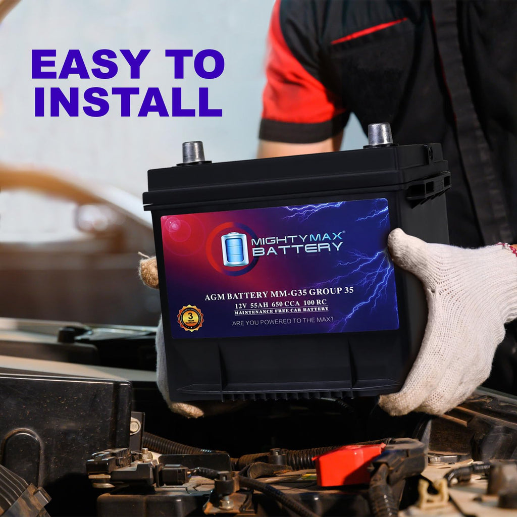 12V 55Ah AGM Replacement Battery J518